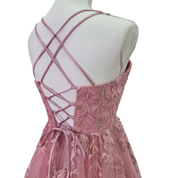 Beautiful Formal Gown Prom Dress Wedding Party Bridesmaid MOTB - Picture 4 of 15